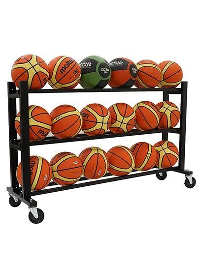 carro de almacenamiento de baloncesto