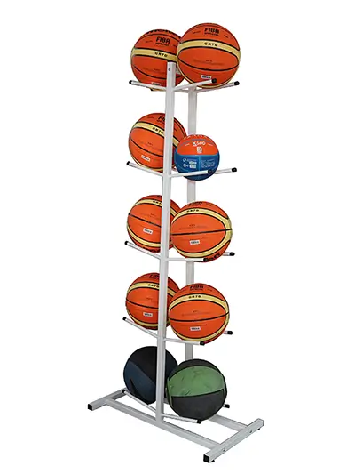 estante vertical para almacenamiento de bolas